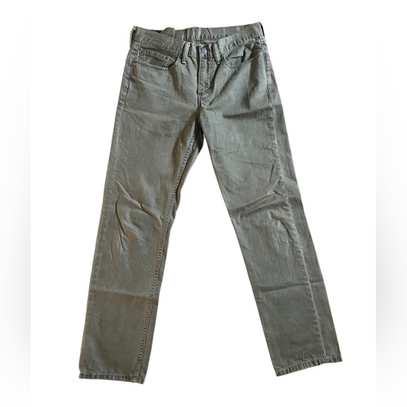 Levi’s 514 Straight Fit Pants Dusty Olive Green | Size 31x32 men’s casual denim - Picture 2 of 9